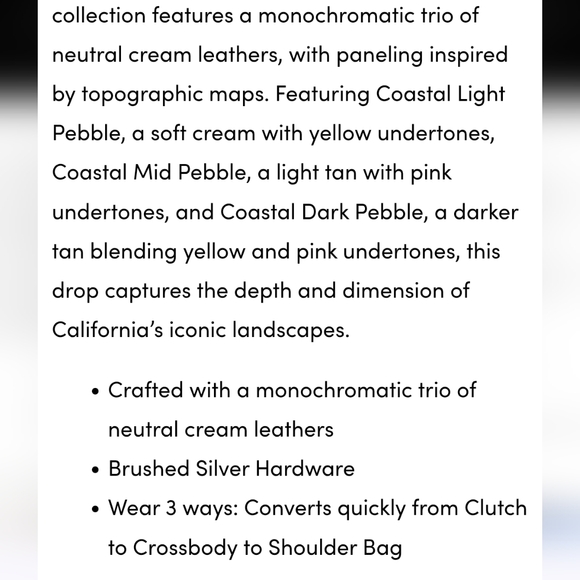 Hammitt VIP Medium Coastal Cream Crossbody - Picture 16 of 16